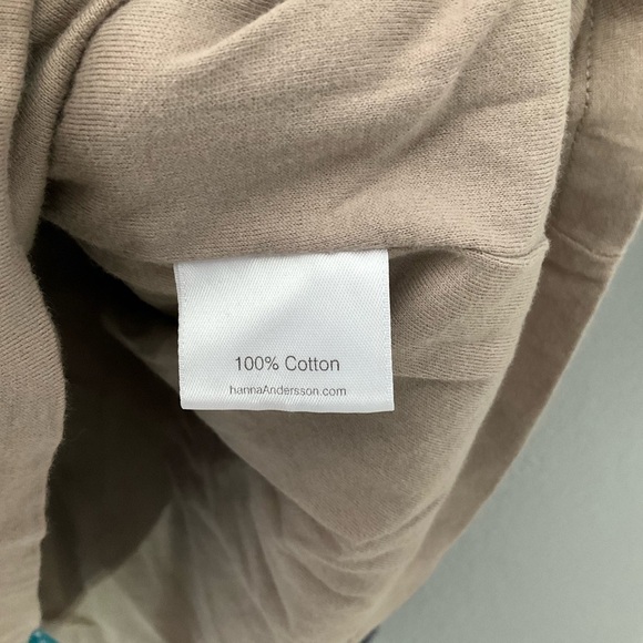 Hanna Andersson Blue Yellow Chevron Knit Long Sleeve Dress 120 (us size 6-7) - Picture 6 of 8